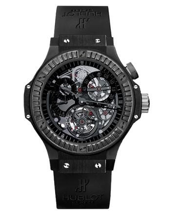 best swiss Hublot Tourbillon Bigger Bang All Black Carat 308.CI.134.RX.190 replica watches